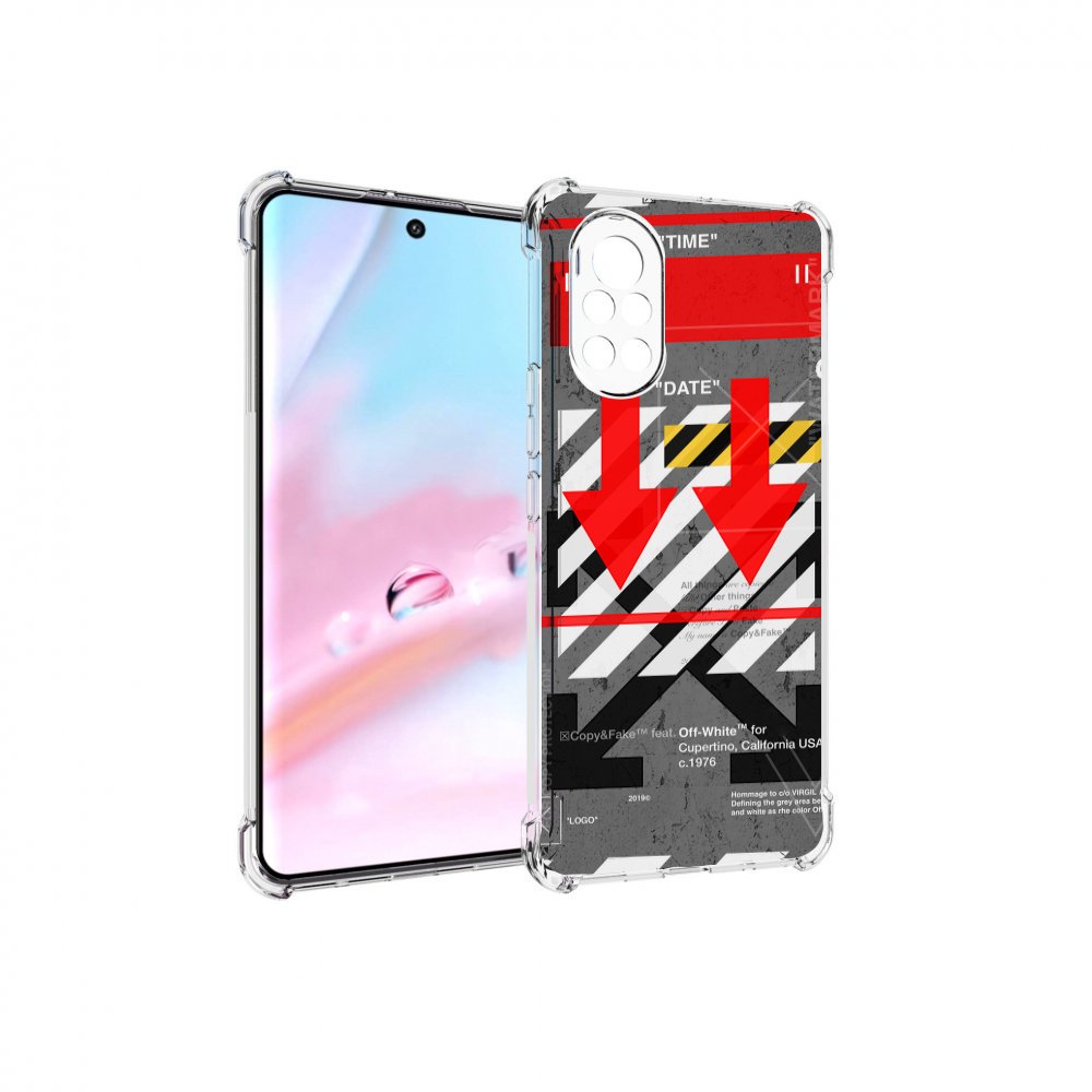 

Чехол MyPads знаки-логотипы для Huawei Nova 8 (ANG-LX1), Прозрачный, Tocco