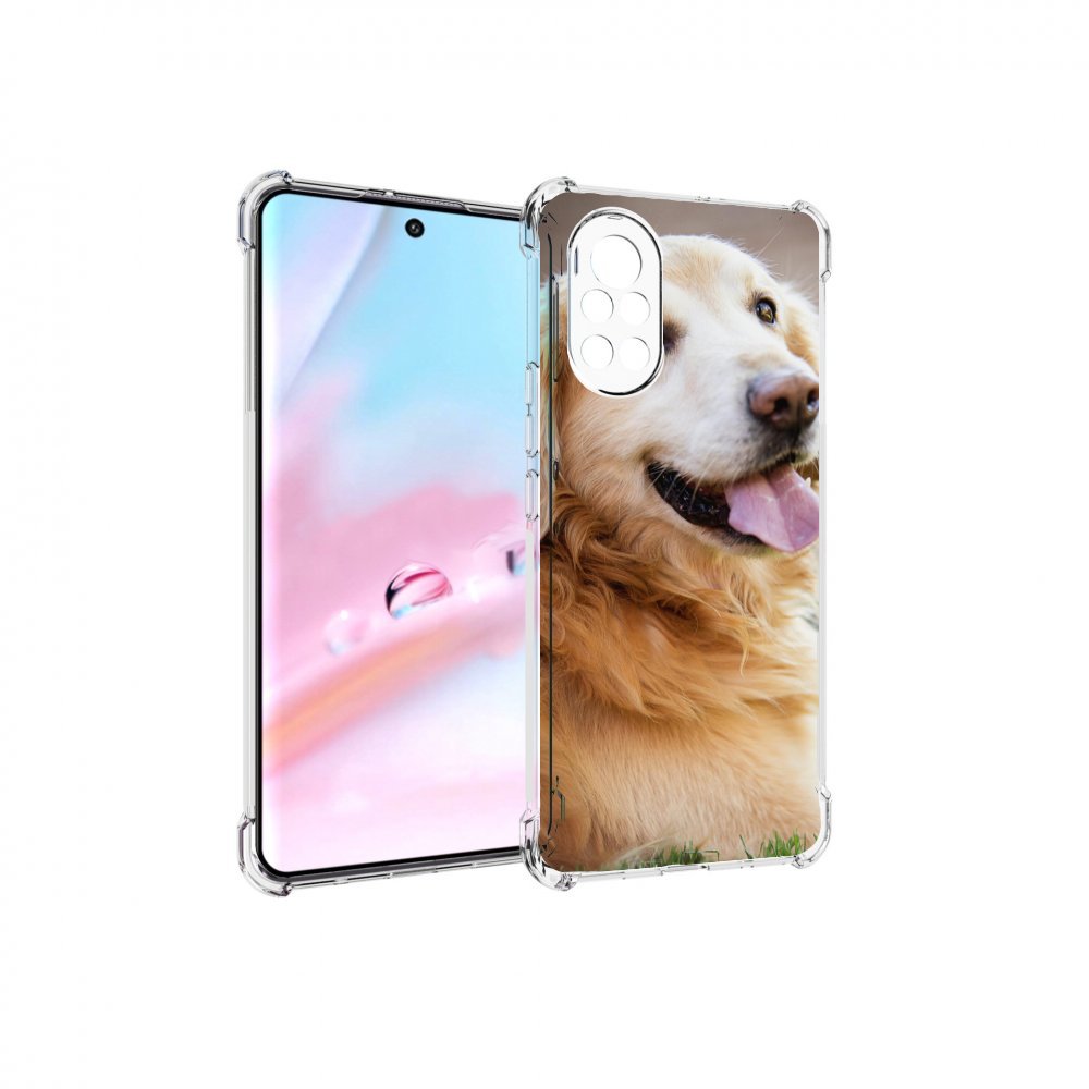 

Чехол MyPads золотистыи ретривер для Huawei Nova 8 (ANG-LX1), Прозрачный, Tocco