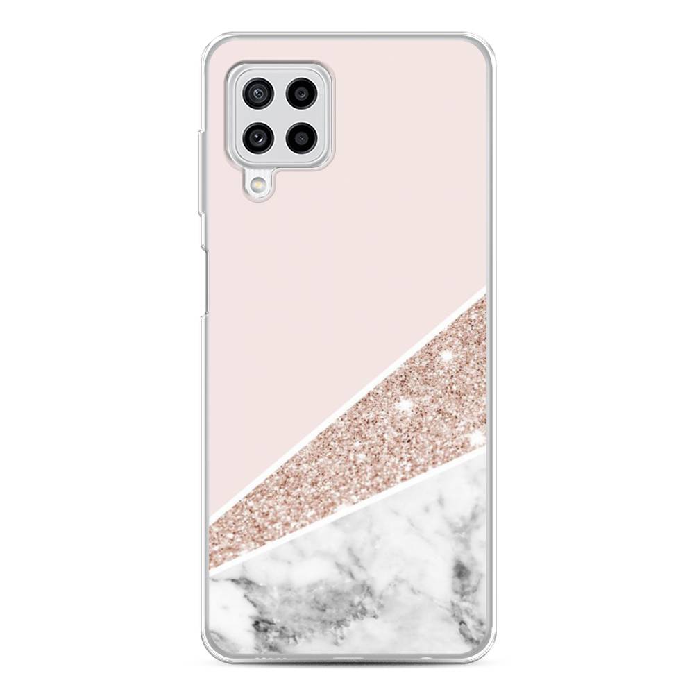 

Чехол на Samsung Galaxy A22/M22/M32 "Блестящий розовый мрамор", 2103450-3