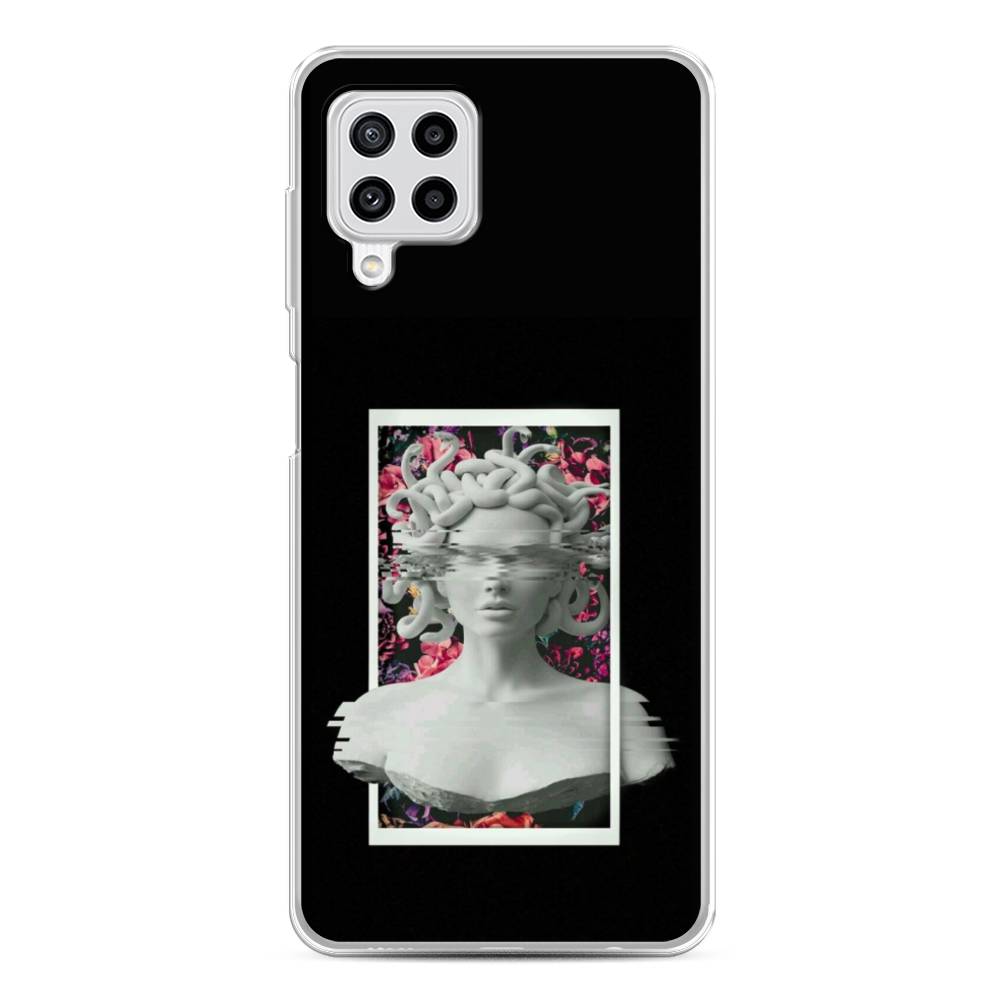 

Чехол на Samsung Galaxy A22/M22/M32 "Web Punk Медуза Горгона", Черный;серый, 2103450-6