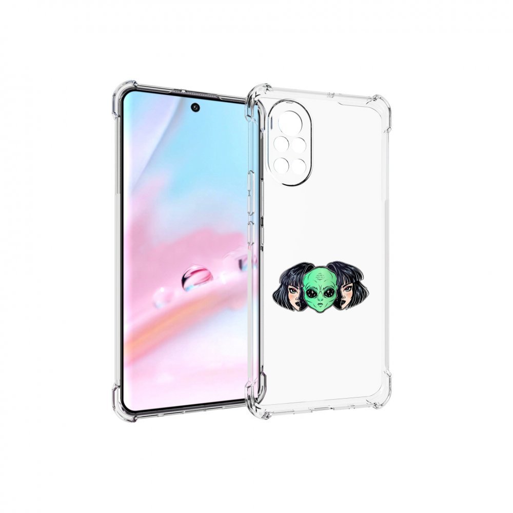 

Чехол MyPads инопланетянин в девочке женский для Huawei Nova 8 (ANG-LX1), Прозрачный, Tocco
