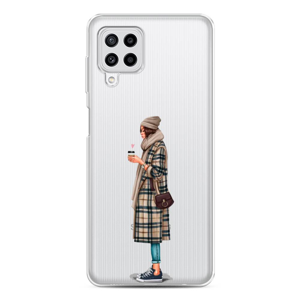 

Чехол на Samsung Galaxy A22/M22/M32 "Утренний кофе", Коричневый;бежевый, 2103450-6