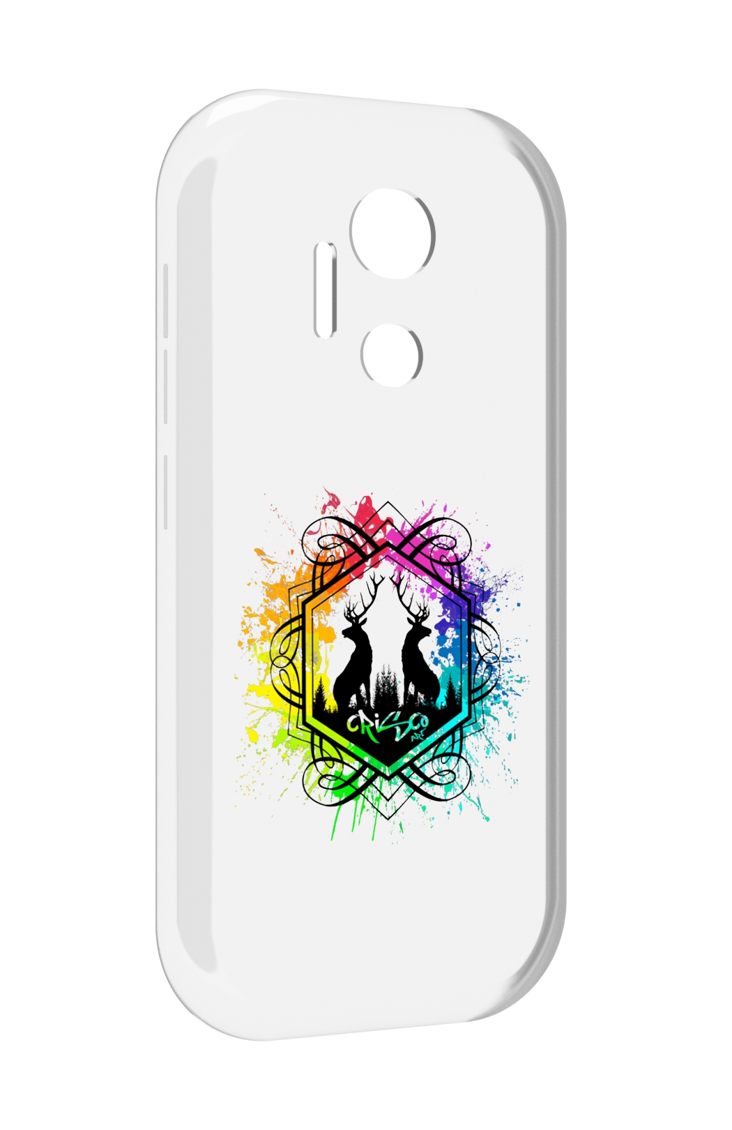 

Чехол MyPads арт-с-оленями для doogee x97 pro, Прозрачный, Tocco
