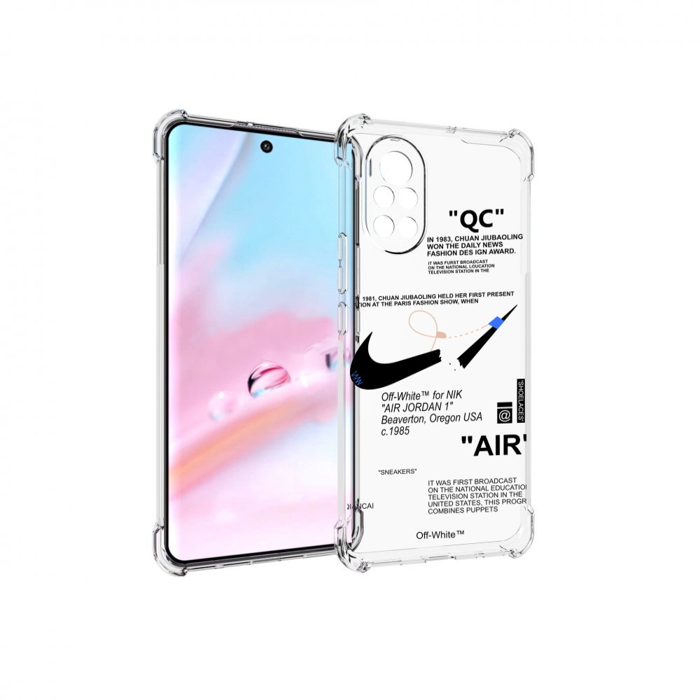 

Чехол MyPads коллаборация-найк для Huawei Nova 8 (ANG-LX1), Прозрачный, Tocco