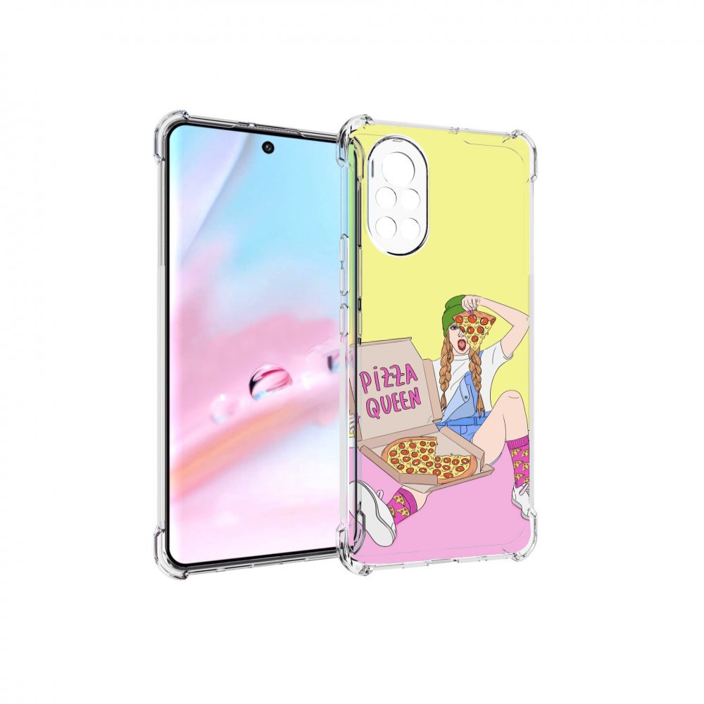 

Чехол MyPads королева-пиццы женский для Huawei Nova 8 (ANG-LX1), Прозрачный, Tocco