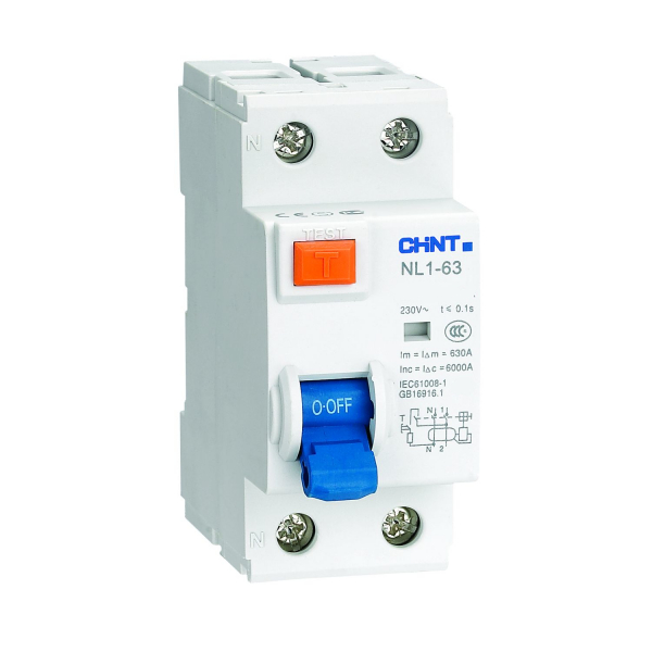 

CHINT УЗО NL1-63 6kA 2P 63A 100mA тип AC (R)