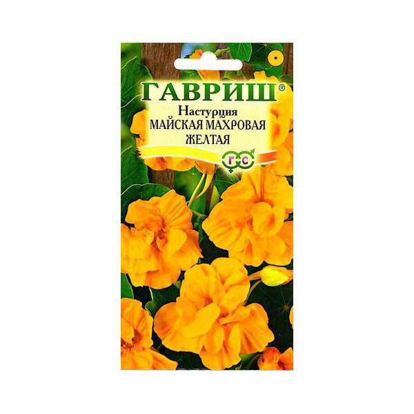 

Семена. Настурция майская махровая "Желтая" (10 пакетов по 1,0 г)