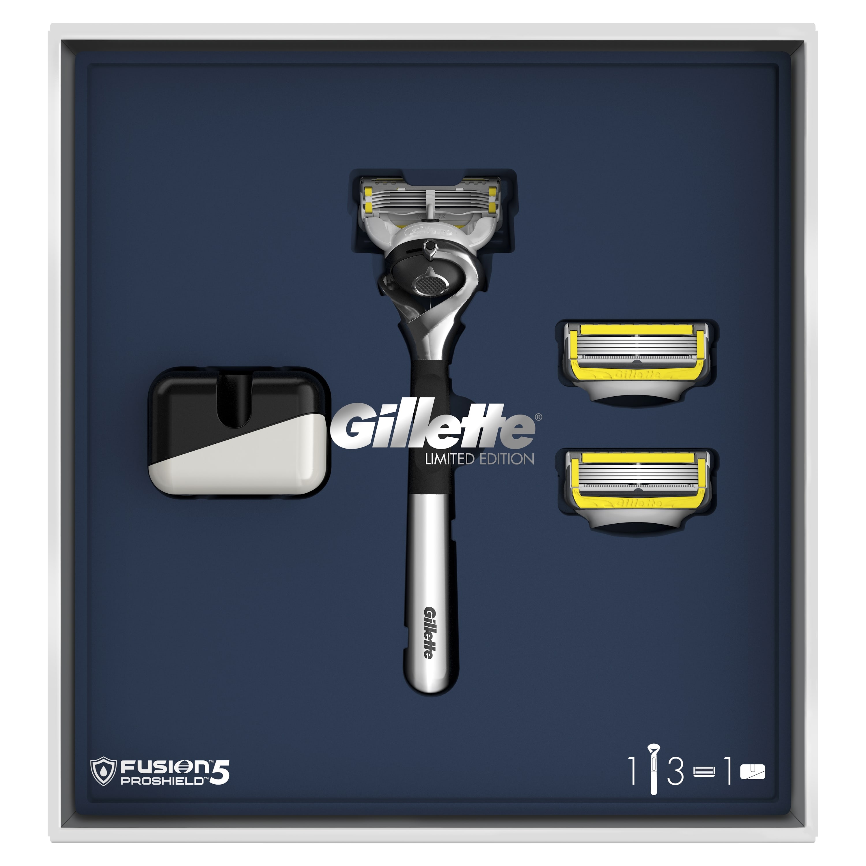 Подарочный набор Gillette Fusion5 ProShield Бритва + 3 сменных кассеты + Подставка zinger набор сменных файлов для полуовальных пилок 180 utf 703 a