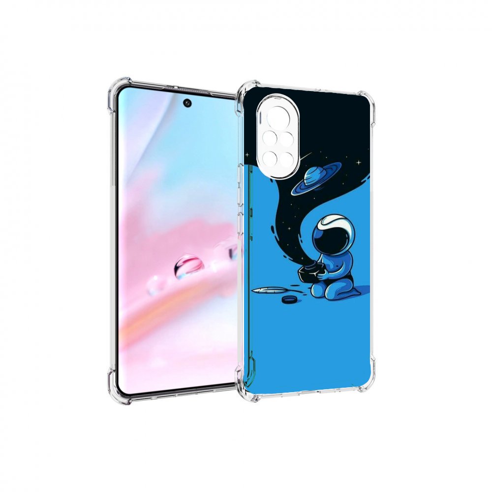 

Чехол MyPads космос из черной краски для Huawei Nova 8 (ANG-LX1), Прозрачный, Tocco