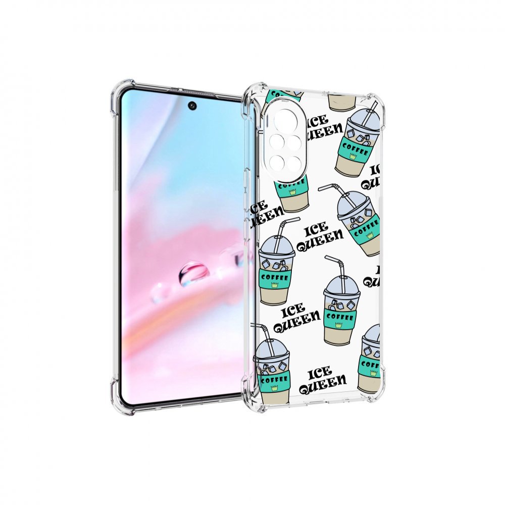 

Чехол MyPads кофе-с-льдом для Huawei Nova 8 (ANG-LX1), Прозрачный, Tocco