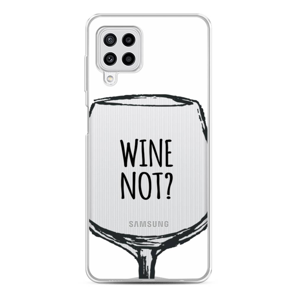 фото Чехол на samsung galaxy a22/m22/m32 "wine not white" case place