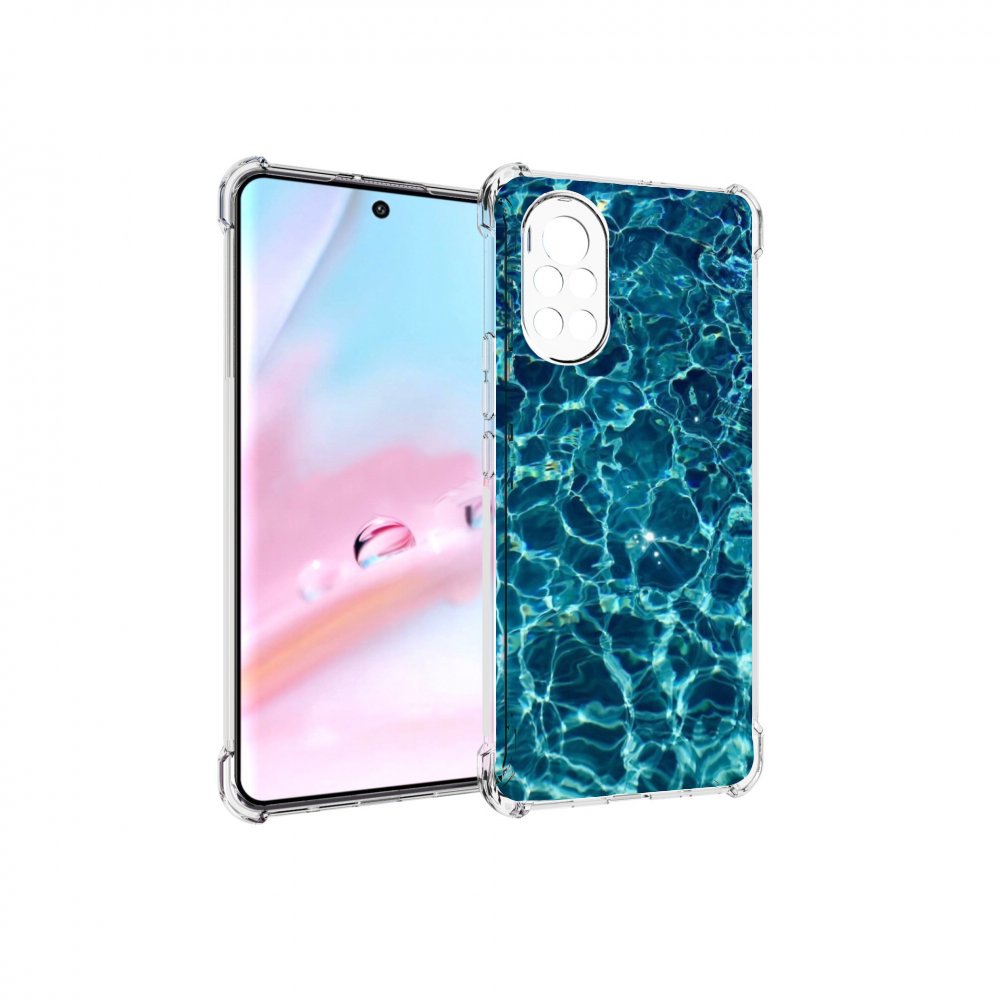 

Чехол MyPads красивая голубая вода для Huawei Nova 8 (ANG-LX1), Прозрачный, Tocco