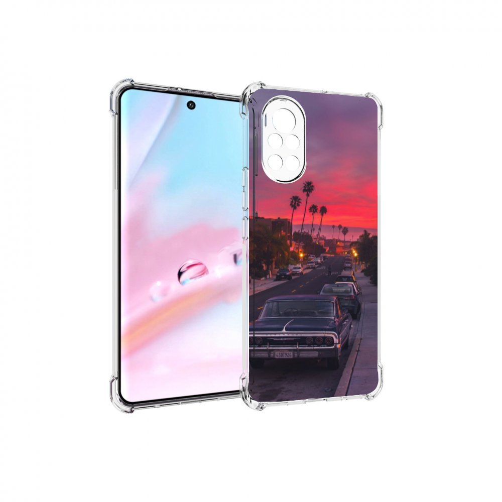 

Чехол MyPads красивая дорога америки для Huawei Nova 8 (ANG-LX1), Прозрачный, Tocco
