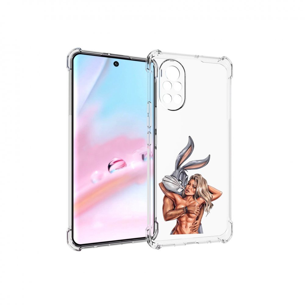 

Чехол MyPads красивая-девушка-с-бак-банни женский для Huawei Nova 8 (ANG-LX1), Прозрачный, Tocco
