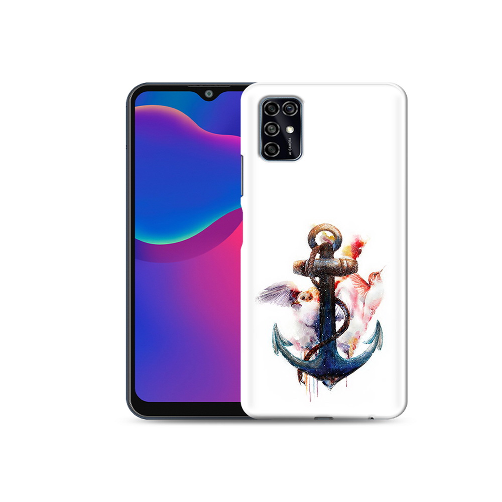 

Чехол MyPads Tocco для ZTE Blade V2020 Smart якорь с птицами (PT156449.459.703), Прозрачный, Tocco