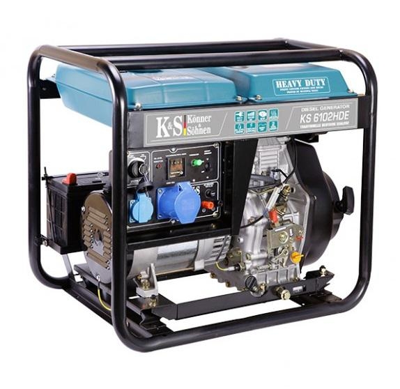 

Дизельный генератор KONNER&SOHNEN KS 6102HDE, KS 6102HDE