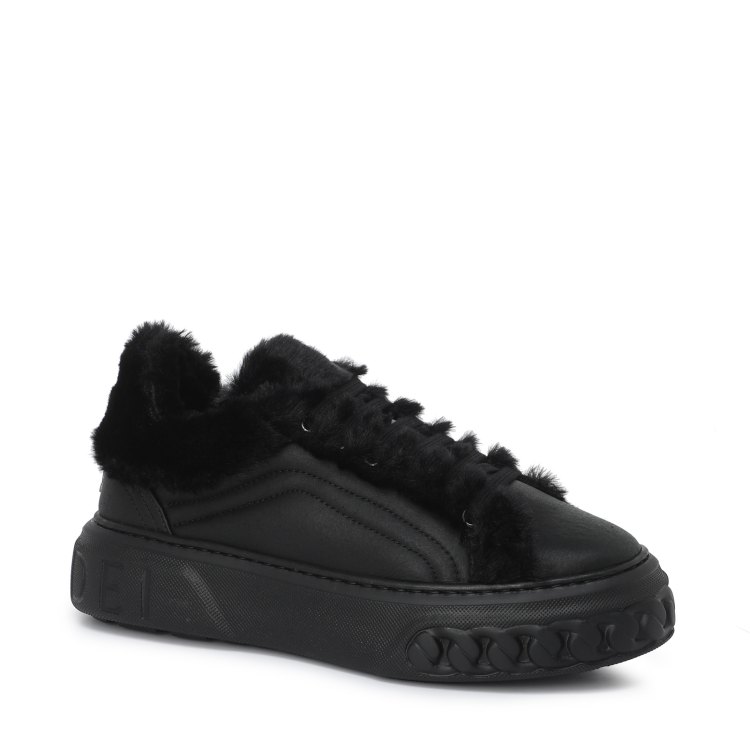 

Кеды женские Casadei 2X837R021N черные 37 EU, 2X837R021N