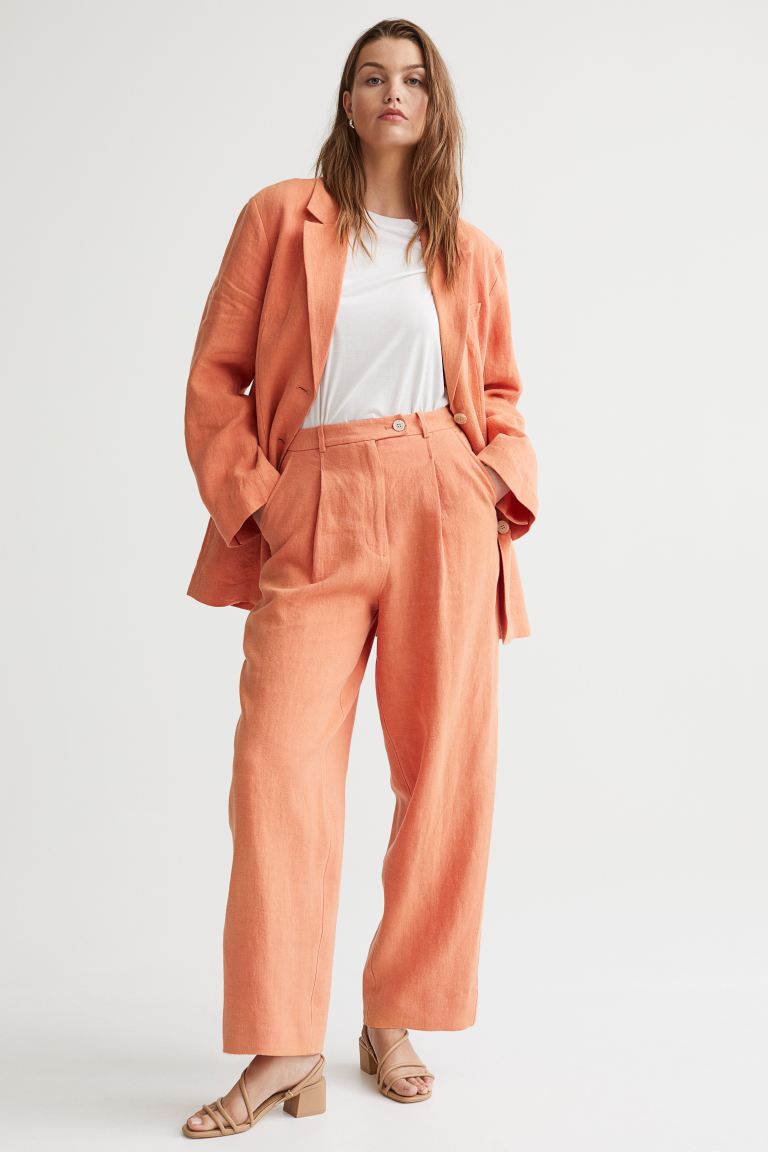 

Брюки женские H&M 1083624001 оранжевые 38 EU (доставка из-за рубежа), Оранжевый, 1083624001