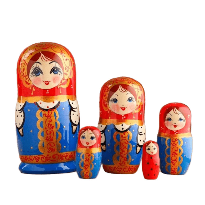 

Матрешка "Русский сарафан", 18 см, 5 кукольная, ручная роспись
