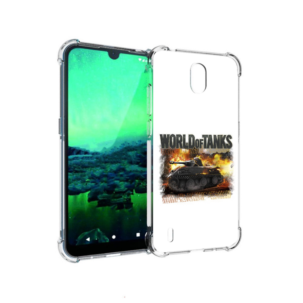 

Чехол MyPads Tocco для Nokia 1.3 Мир танков-2 (PT227048.104.118), Прозрачный, Tocco