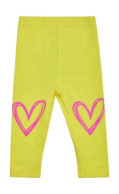 

Леггинсы детские Kari Baby SS24B10600703, желтый; розовый, 86, 229059