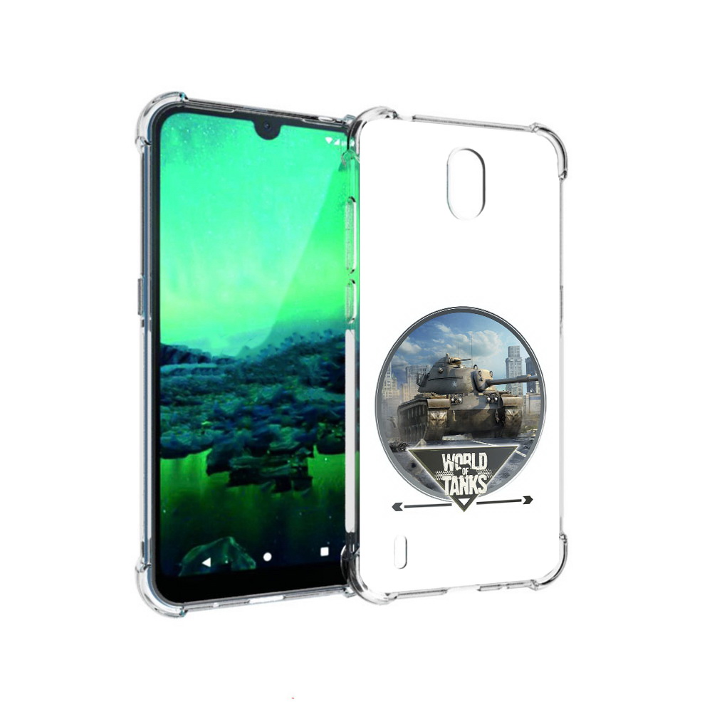 

Чехол MyPads Tocco для Nokia 1.3 Мир танков (PT227048.104.119), Прозрачный, Tocco