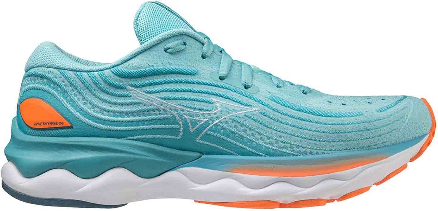 

Кроссовки женские Mizuno SHOE WAVE SKYRISE WOS голубые 7 UK, Голубой, SHOE WAVE SKYRISE WOS