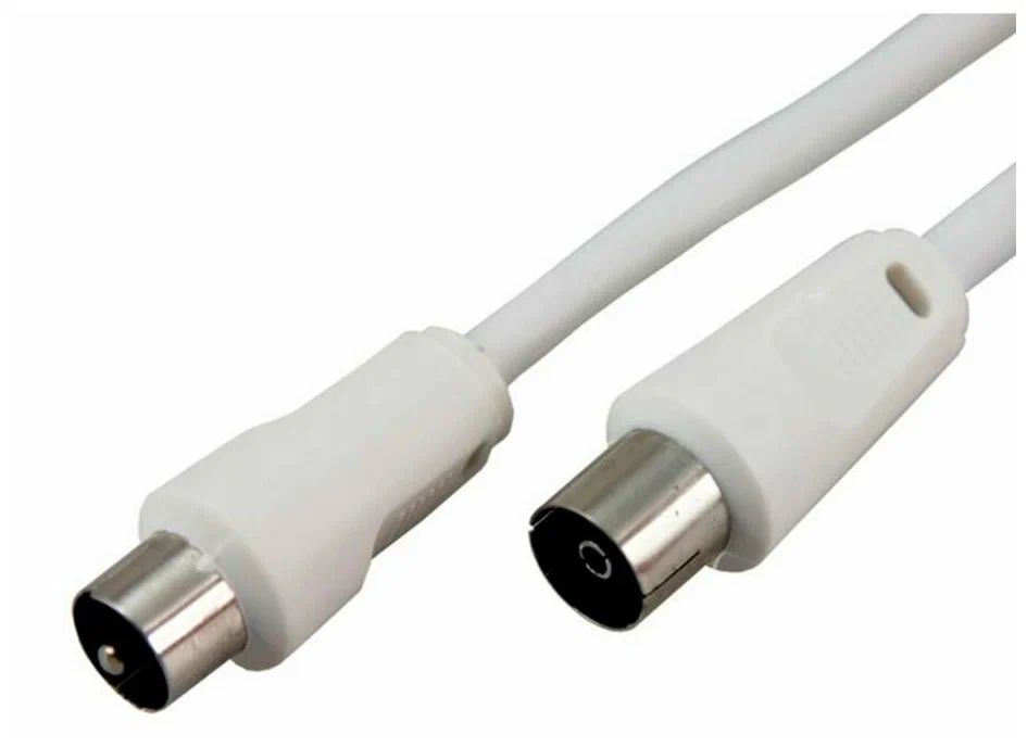 

Шнур Rexant Plug TV - Jack TV 3m White 18-0004