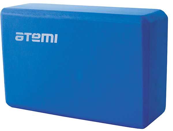 Блок для йоги Atemi AYB01 22,5x14,5x7,5 см, синий