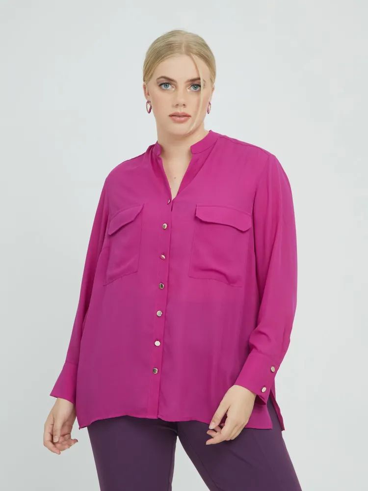 Рубашка женская MAT fashion 7801.305205 розовая L/XL