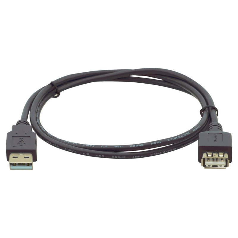 

Кабель Kramer USB A - USB A вилка-розетка 0.9м (C-USB/AAE-3) черный, C-USB/AAE-3
