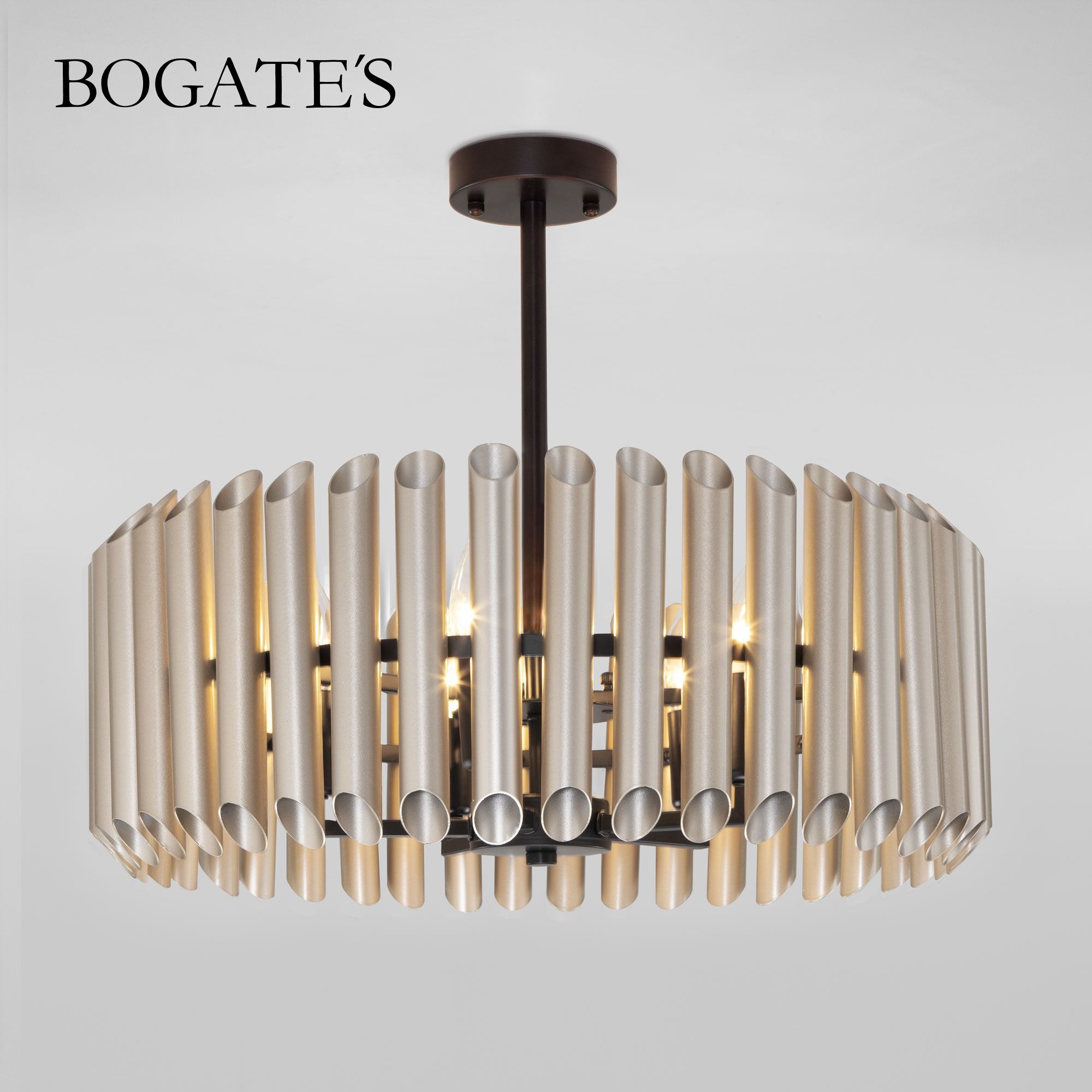 

Потолочный светильник Bogate's Castellie 461/5 сатин с металлическим абажуром E14