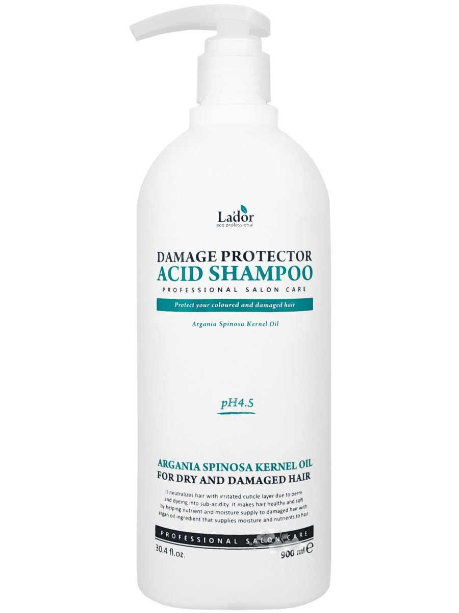 

Шампунь La'dor Damage Protector Acid Shampoo 900 мл