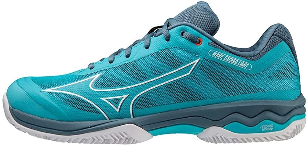 

Кроссовки мужские Mizuno SHOE WAVE EXCEED LIGHT CC голубые 9.5 UK, Голубой, SHOE WAVE EXCEED LIGHT CC