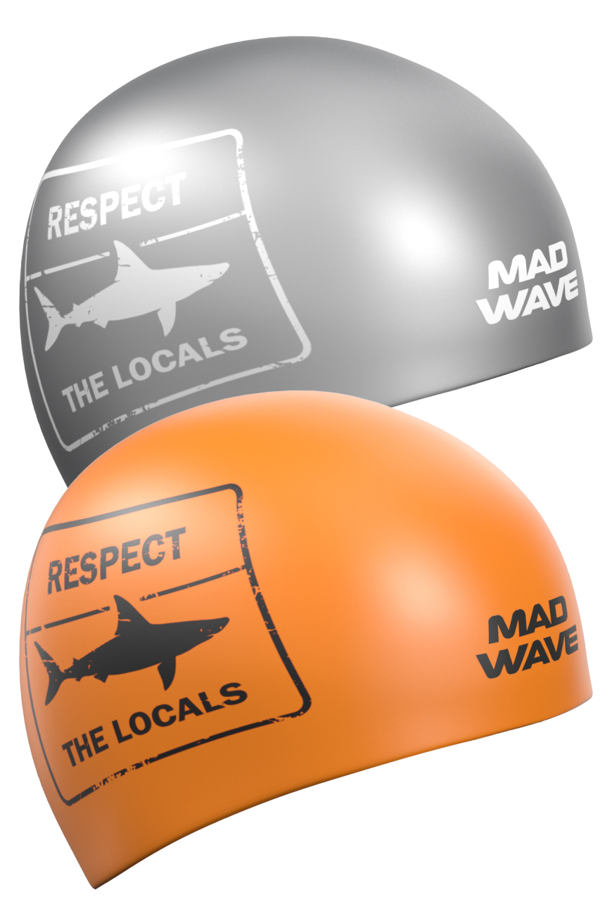 фото Шапочка для плавания madwave respect reversible orange