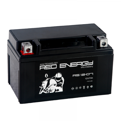 

Аккумулятор Red Energy ,RS 1207, 12V - 7 А/ч (YTX7A-BS), RS 1207