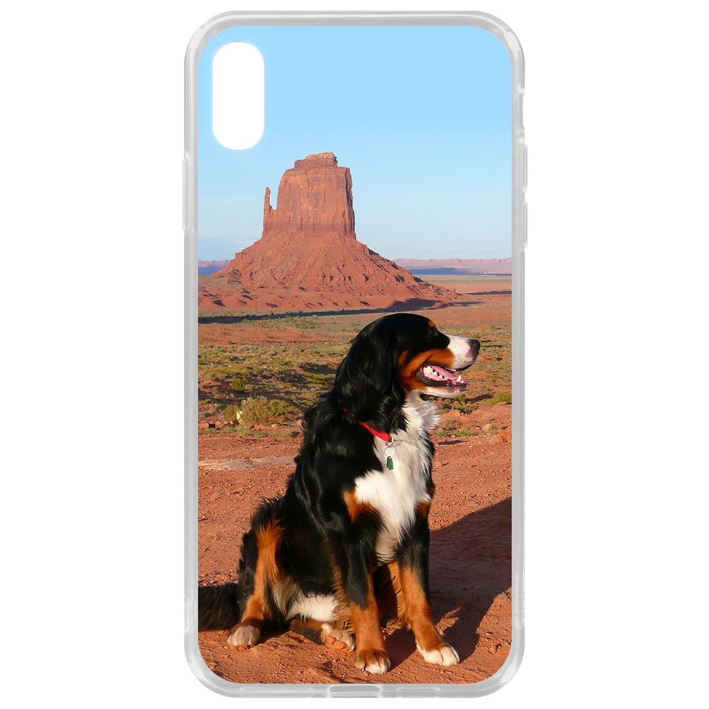 

Чехол-накладка Krutoff Clear Case Бернская овчарка для iPhone XS Max, Прозрачный