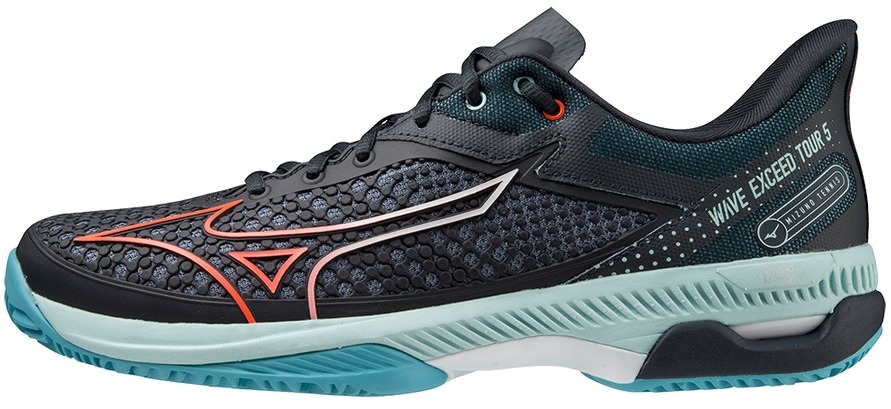 

Кроссовки мужские Mizuno SHOE WAVE EXCEED TOUR CC черные 8 UK, Черный, SHOE WAVE EXCEED TOUR CC