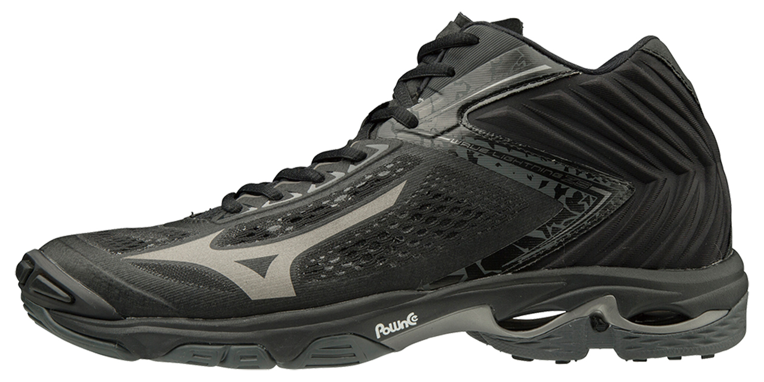 фото Кроссовки мужские mizuno wave lightning z5 mid черные 12 uk