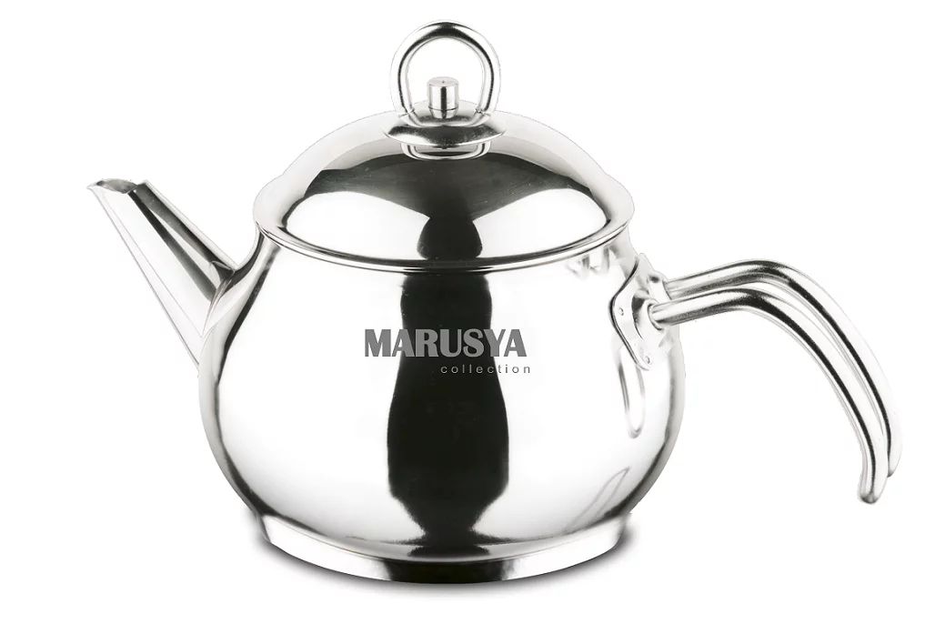 Чайник Marusya с крышкой из нержавеющей стали для всех видов плит 2,2 л