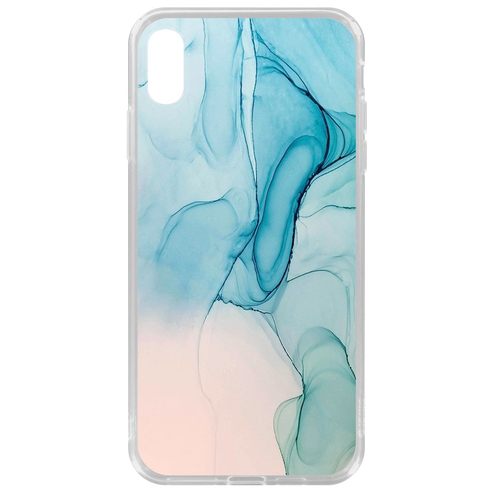 

Чехол-накладка Krutoff Clear Case Абстракт разводы для iPhone XS Max, Прозрачный