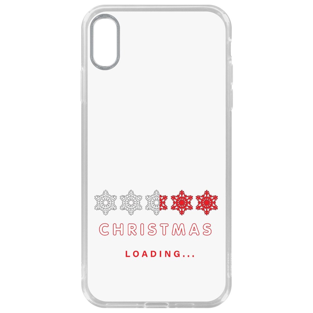 

Чехол-накладка Krutoff Clear Case Загрузка для iPhone XS Max