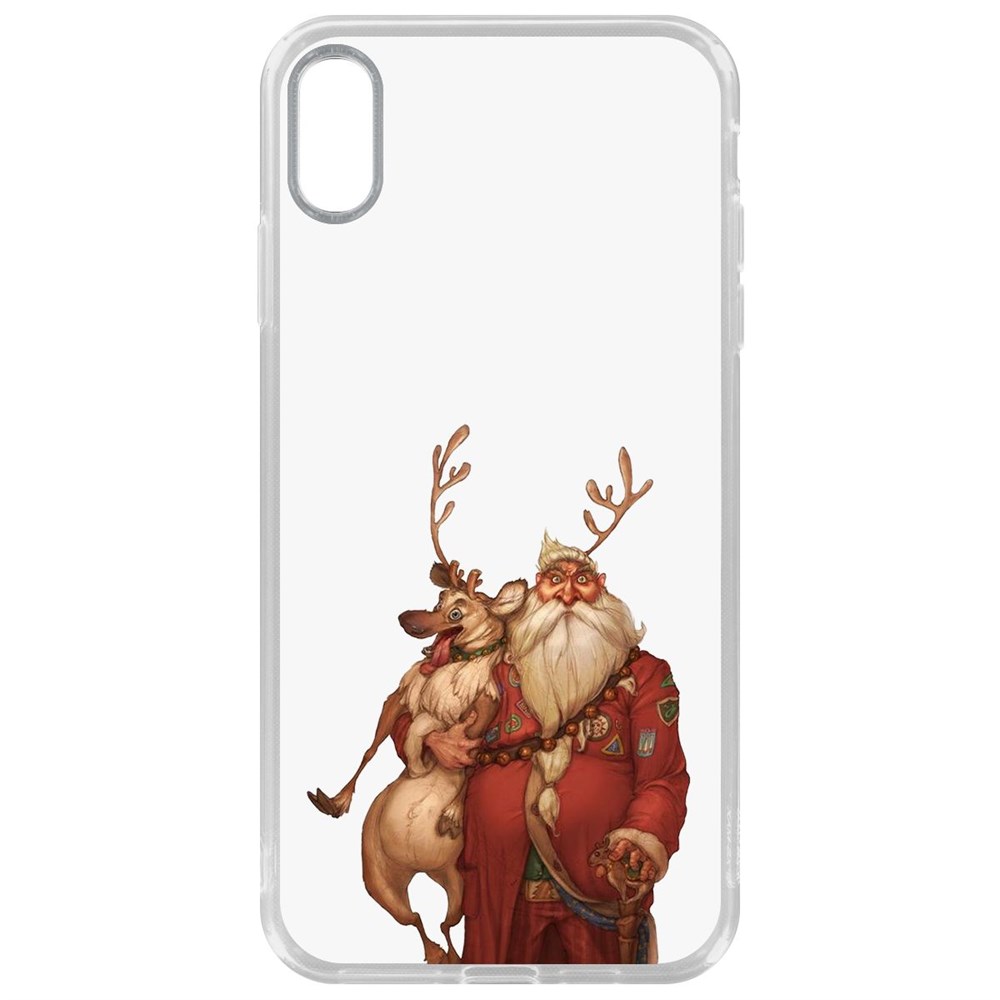 

Чехол-накладка Krutoff Clear Case К-команда для iPhone XS Max