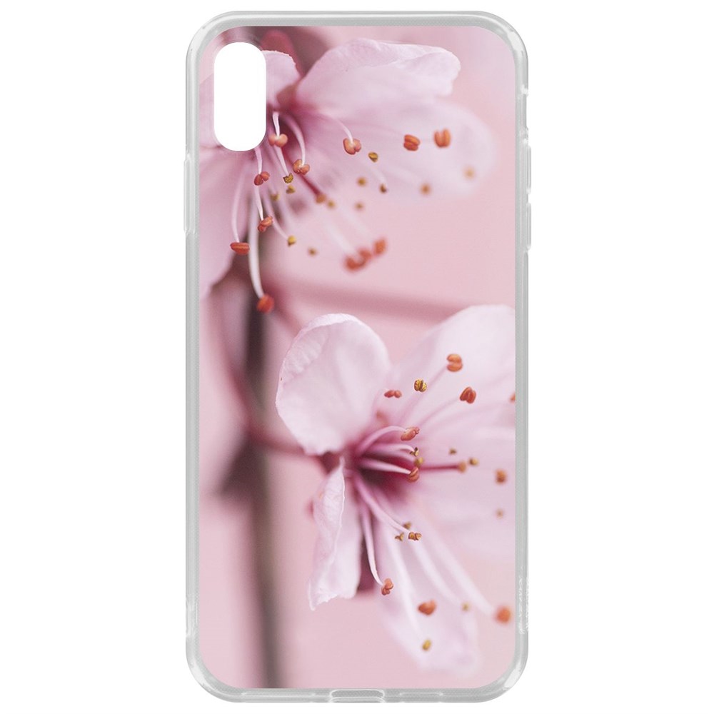 

Чехол-накладка Krutoff Clear Case Весна для iPhone XS Max, Прозрачный
