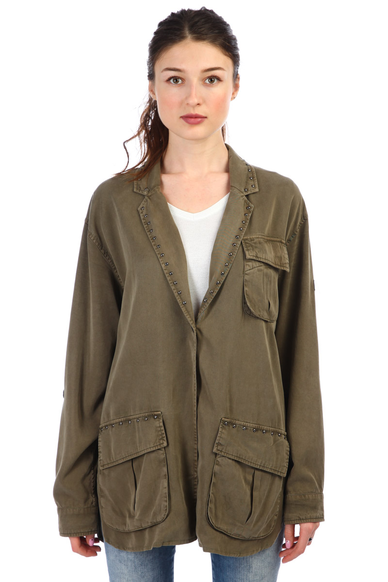 

Жакет женский FRIEDA SQ60434 зеленый 38, SQ60434