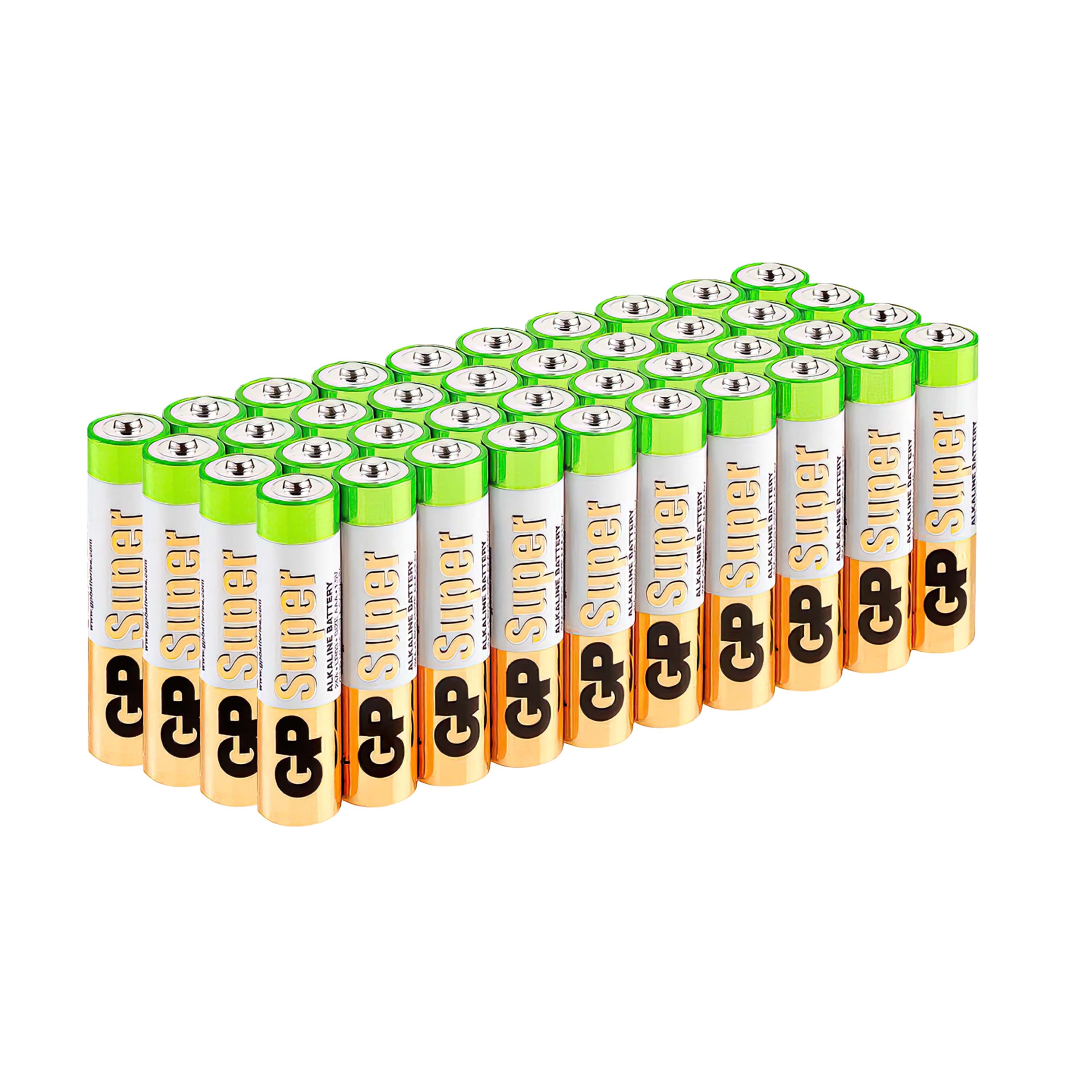 батарея gp 24a 4шт super alkaline aaa gp24a cr4 Батарейка GP Super ААА (LR03) 40 шт