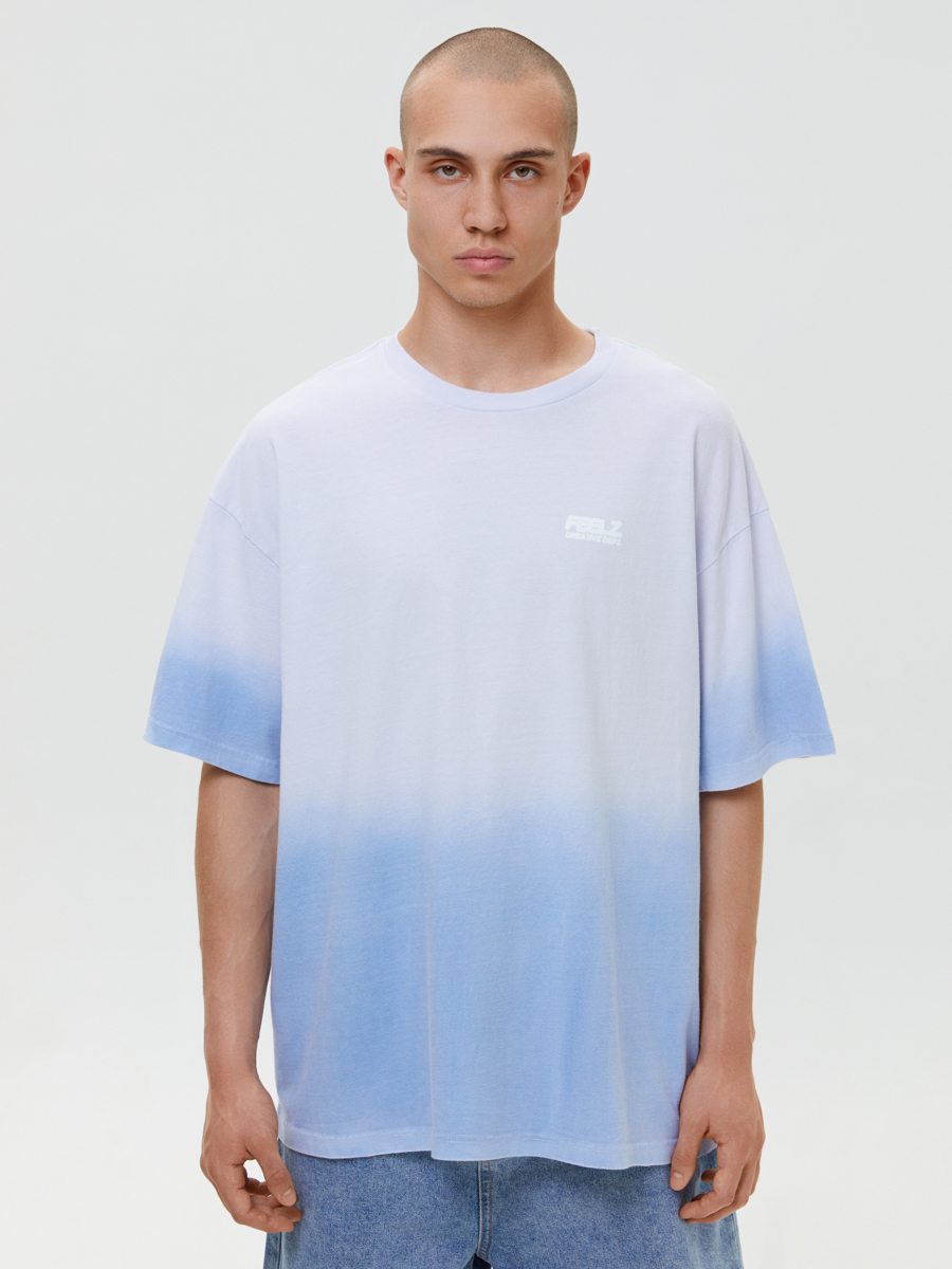 

Футболка унисекс Feelz Shine голубая XL, Голубой, Shine