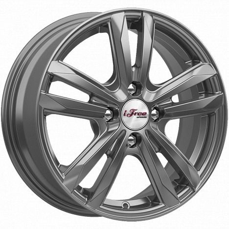 

Колесный диск iFree Маскот 6x15 ЕТ40 4x100 D67.1 Хай вэй, арт. 375503, Серый, Маскот