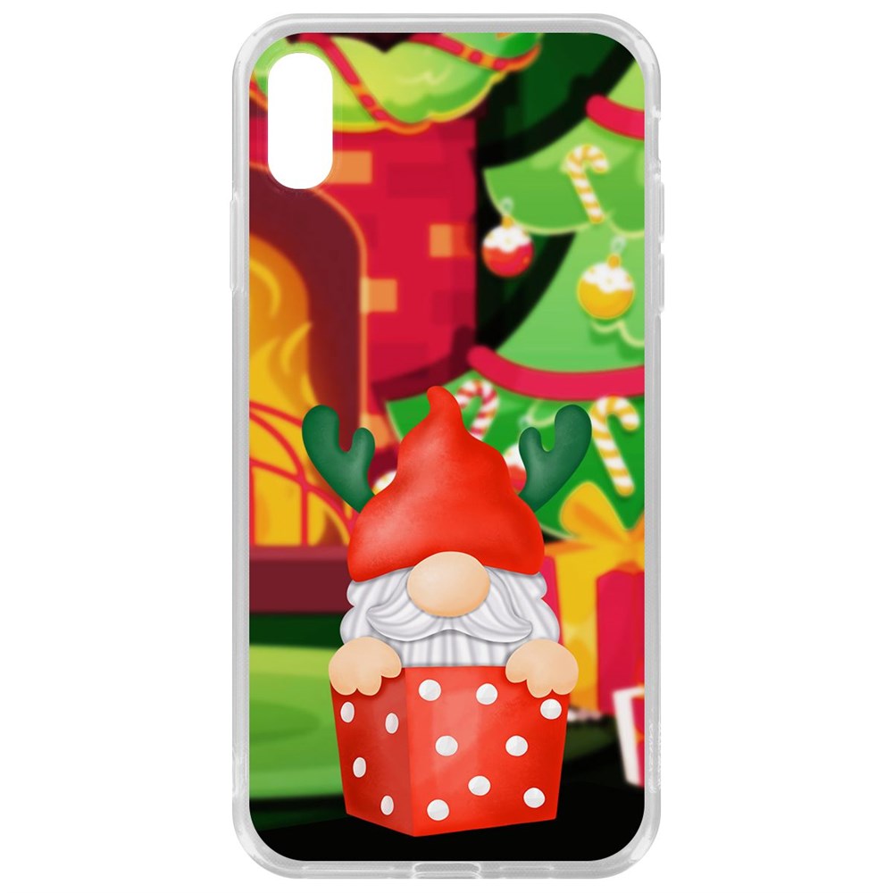 

Чехол-накладка Krutoff Clear Case Гном для iPhone XS Max