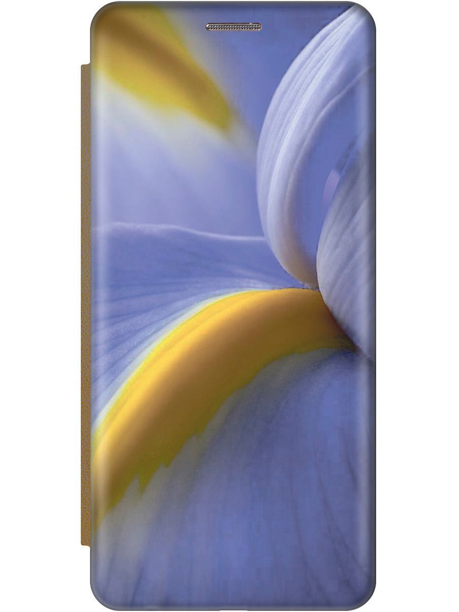 

Чехол-книжка на Vivo V25 5G "Синяя калла" золотистый, Желтый;фиолетовый, 157985